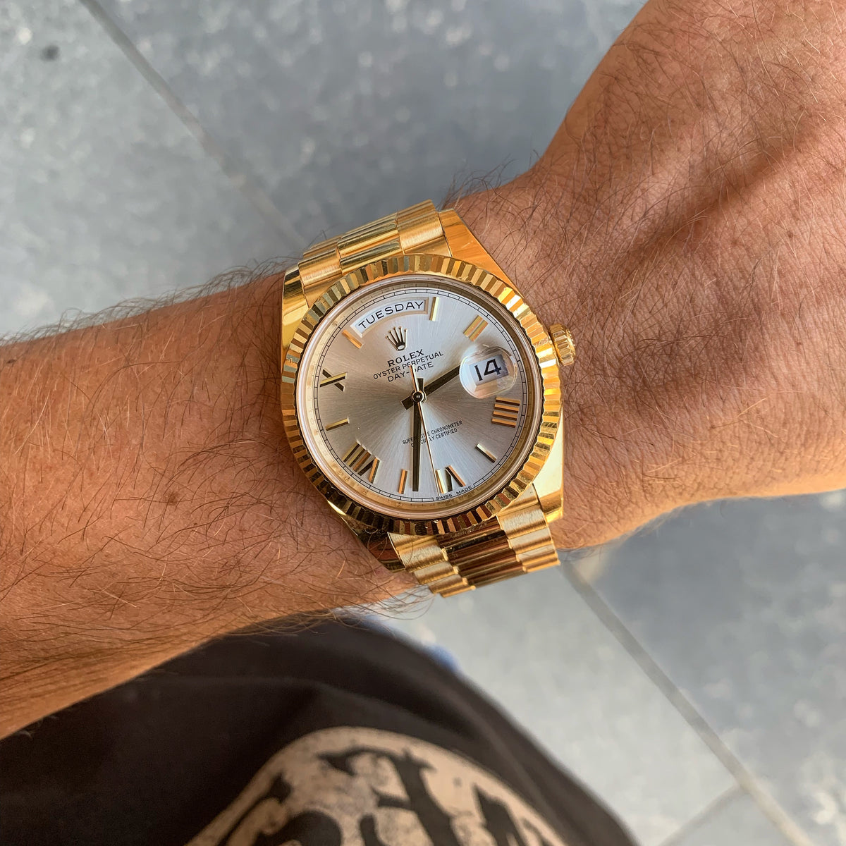 Rolex day 2024 date gold 40mm