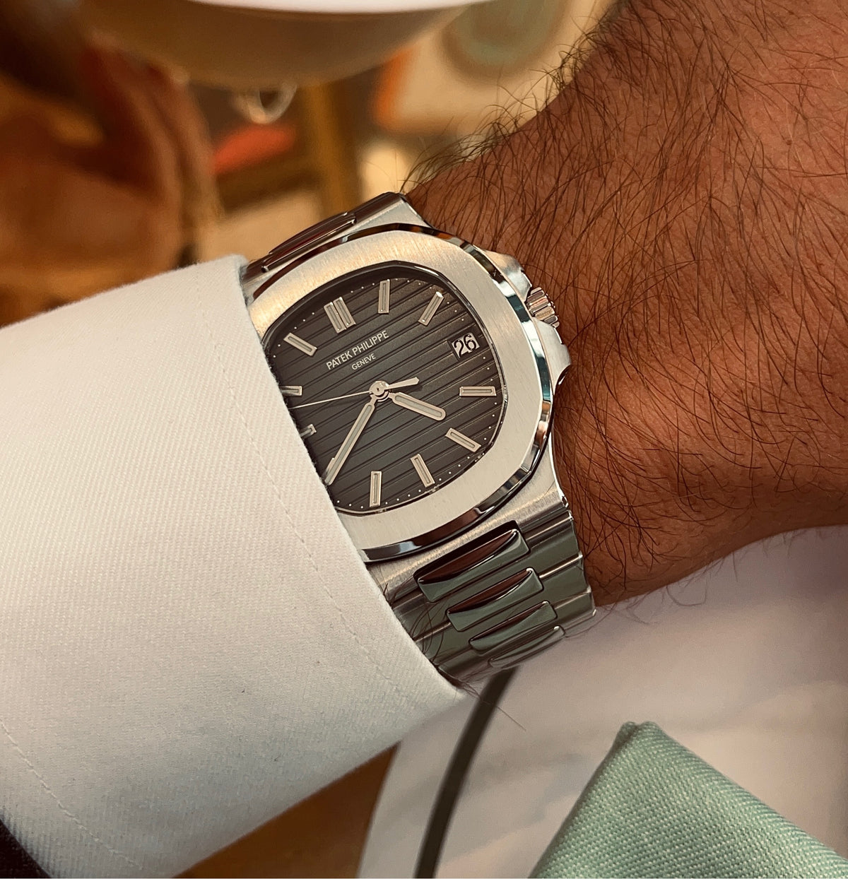 Patek philippe nautilus 5711 on outlet wrist