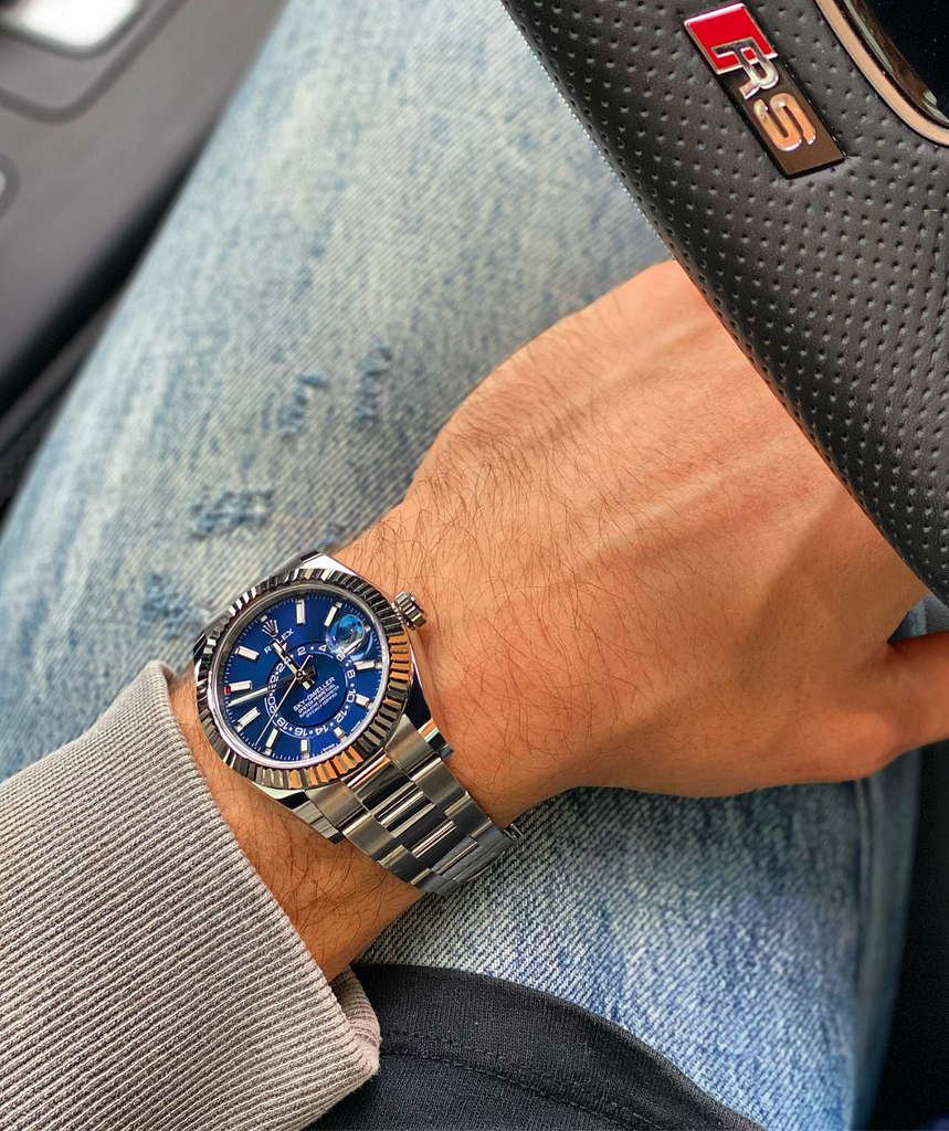 Sky dweller 2025 on wrist